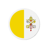 Aimant rond drapeau vatican forme décorative souvenir