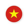 Aimant rond drapeau viêt nam magnétique décoratif
