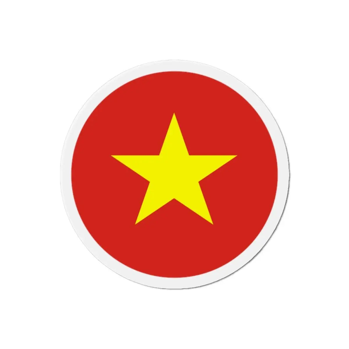 Aimant rond drapeau viêt nam magnétique décoratif