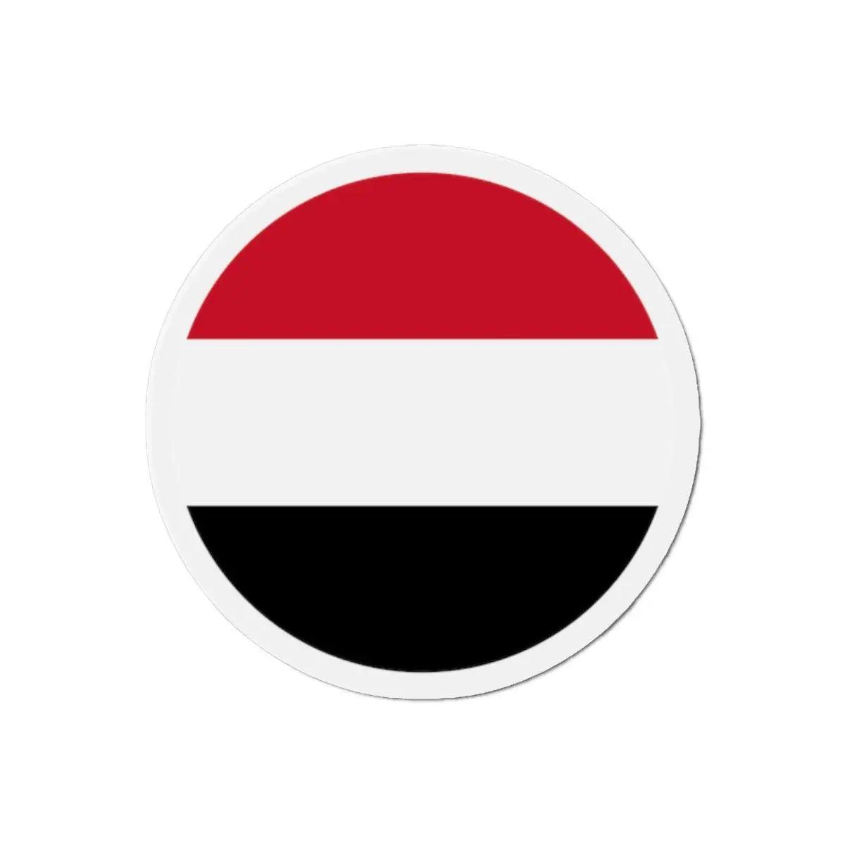 Aimant rond drapeau yémen couleur magnétique décoratif