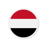 Aimant rond drapeau yémen couleur magnétique décoratif