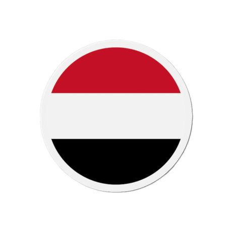 Aimant rond drapeau yémen couleur magnétique décoratif