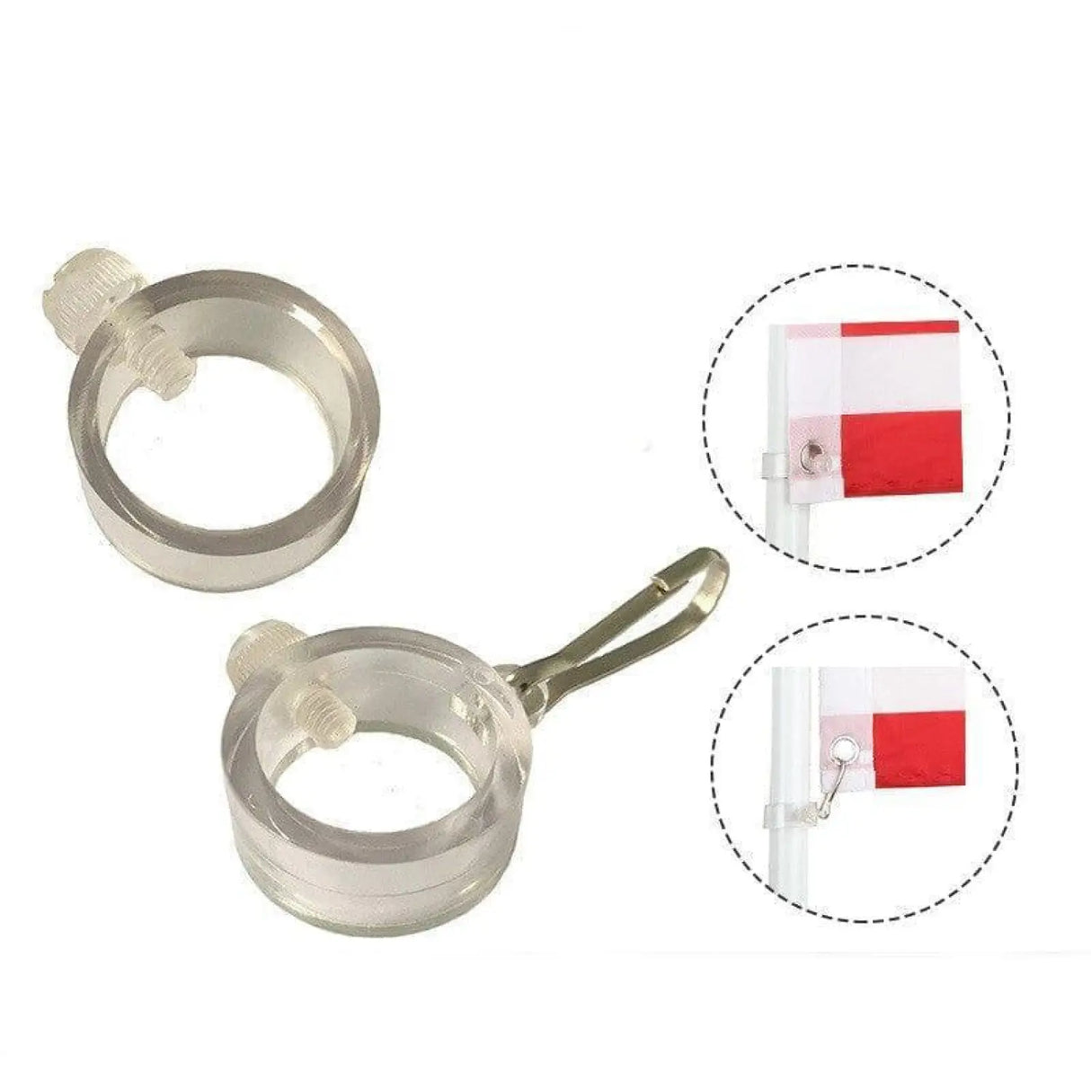 Anneau d’accessoires pour boucle de fixation de drapeau - pixelforma