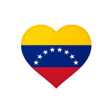 Autocollant cœur venezuela en pvc résistant personnalisé