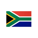 Autocollant drapeau afrique du sud rectangle pvc résistant