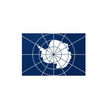 Autocollant drapeau antarctique pvc forme rectangle résistant
