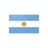 Autocollant drapeau argentine rectangle pvc résistant
