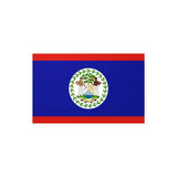 Autocollant drapeau belize rectangle pvc résistant