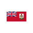 Autocollant drapeau bermudes rectangle pvc résistant