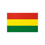 Autocollant drapeau bolivie rectangulaire pvc résistant
