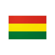 Autocollant drapeau bolivie rectangulaire pvc résistant