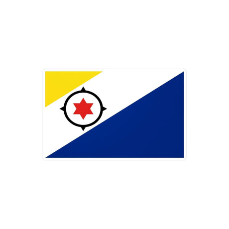 Autocollant drapeau bonaire en pvc résistant rectangulaire