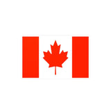 Autocollant drapeau canada rectangle pvc résistant