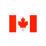 Autocollant drapeau canada rectangle pvc résistant