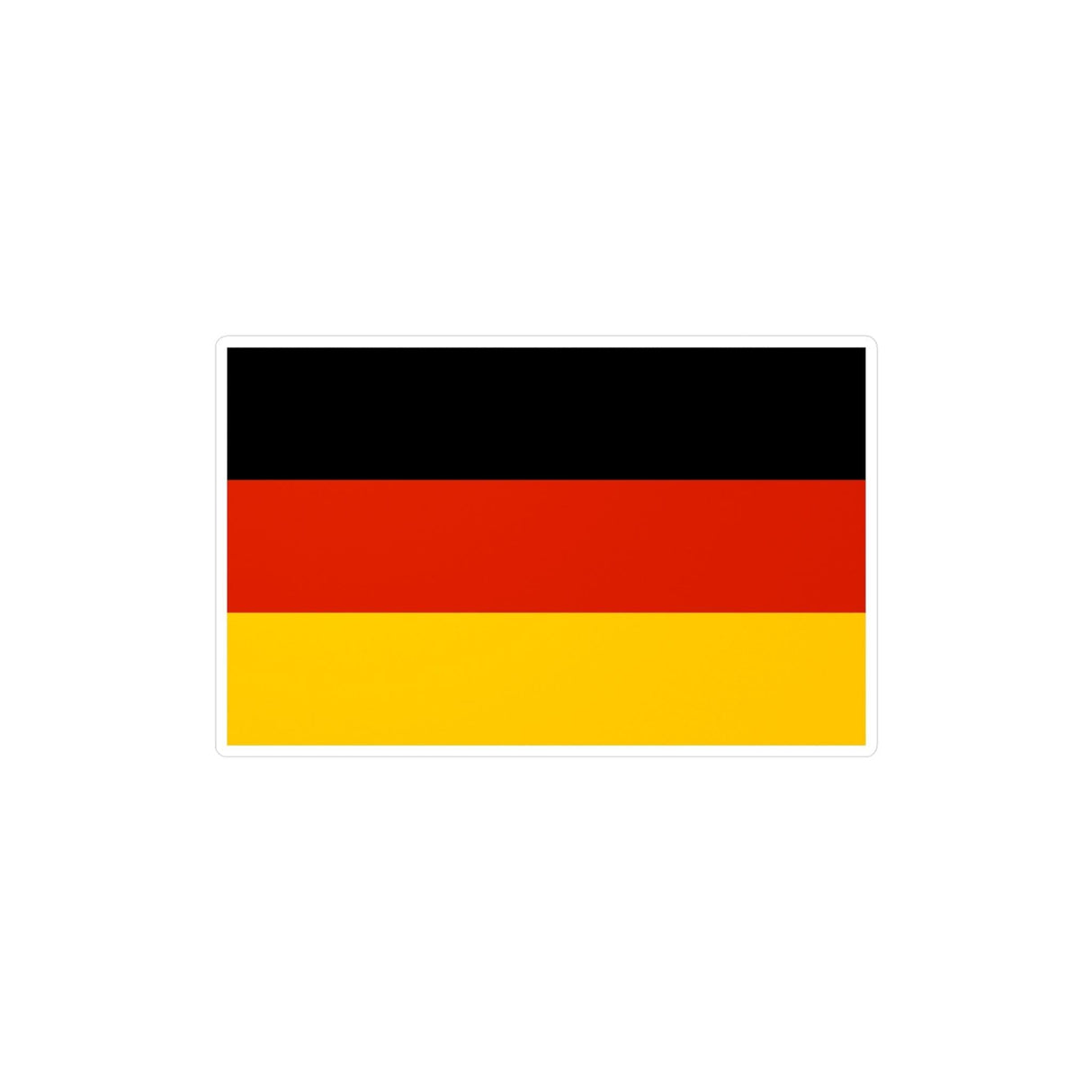 Autocollant Drapeau de l'Allemagne en plusieurs tailles - Pixelforma