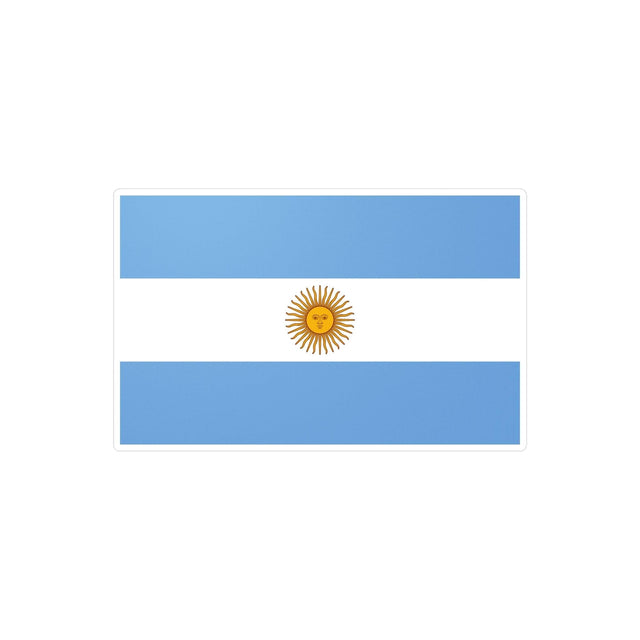 Autocollant Drapeau de l'Argentine en plusieurs tailles - Pixelforma