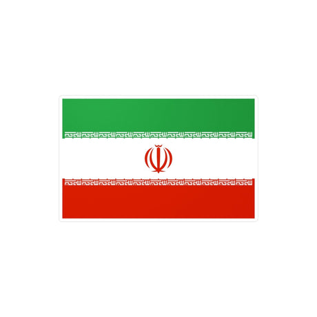 Autocollant Drapeau de l'Iran en plusieurs tailles - Pixelforma