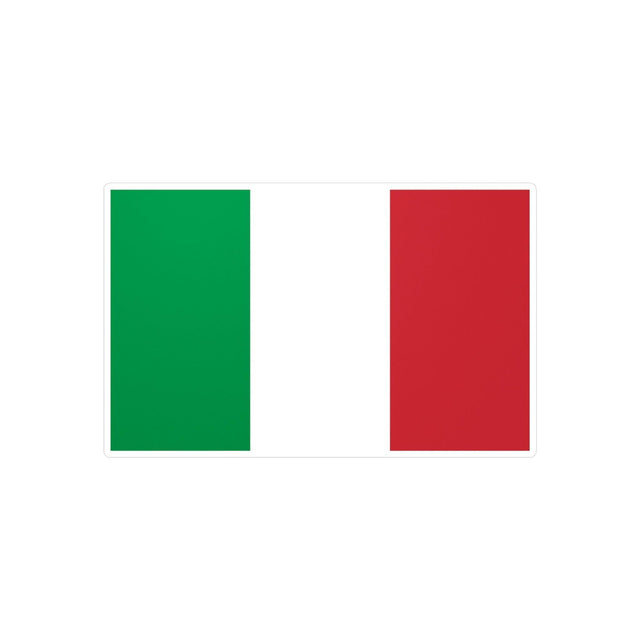 Autocollant Drapeau de l'Italie en plusieurs tailles - Pixelforma