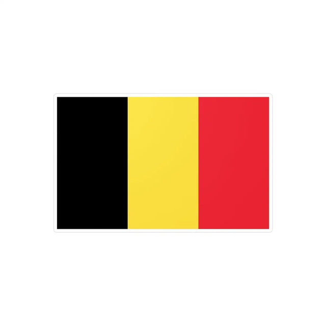 Autocollant Drapeau de la Belgique en plusieurs tailles - Pixelforma 