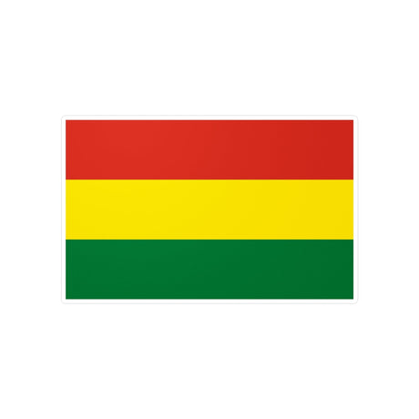 Bolivian Flag Sticker in Multiple Sizes - Pixelforma