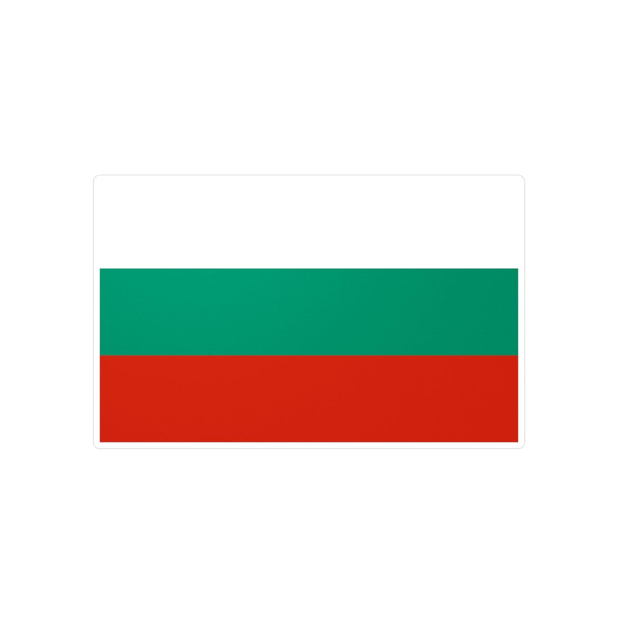 Bulgaria Flag Sticker in Multiple Sizes - Pixelforma