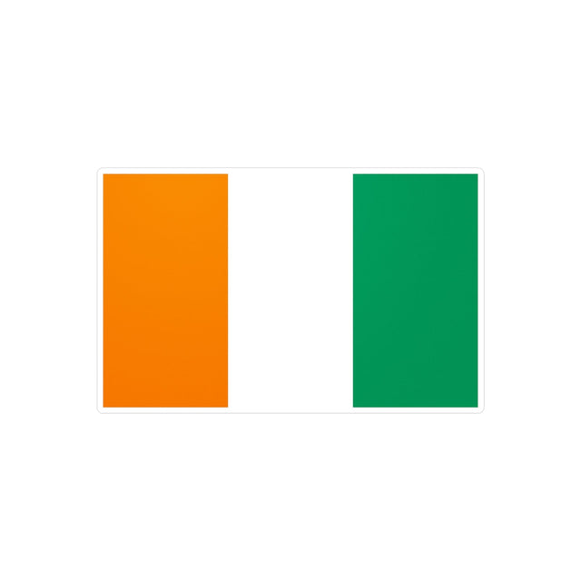 Flag of Côte d'Ivoire sticker in several sizes - Pixelforma