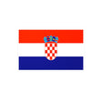 Croatia Flag Sticker in Various Sizes - Pixelforma