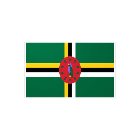 Dominica Flag Sticker in Multiple Sizes - Pixelforma