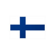 Finland Flag Sticker in Multiple Sizes - Pixelforma