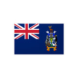 South Georgia and the South Sandwich Islands Flag Sticker in Multiple Sizes - Pixelforma