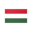 Flag of Hungary sticker in several sizes - Pixelforma
