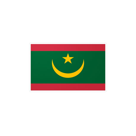 Mauritania Flag Sticker in Multiple Sizes - Pixelforma