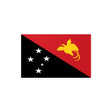 Papua New Guinea Flag Sticker in Multiple Sizes - Pixelforma