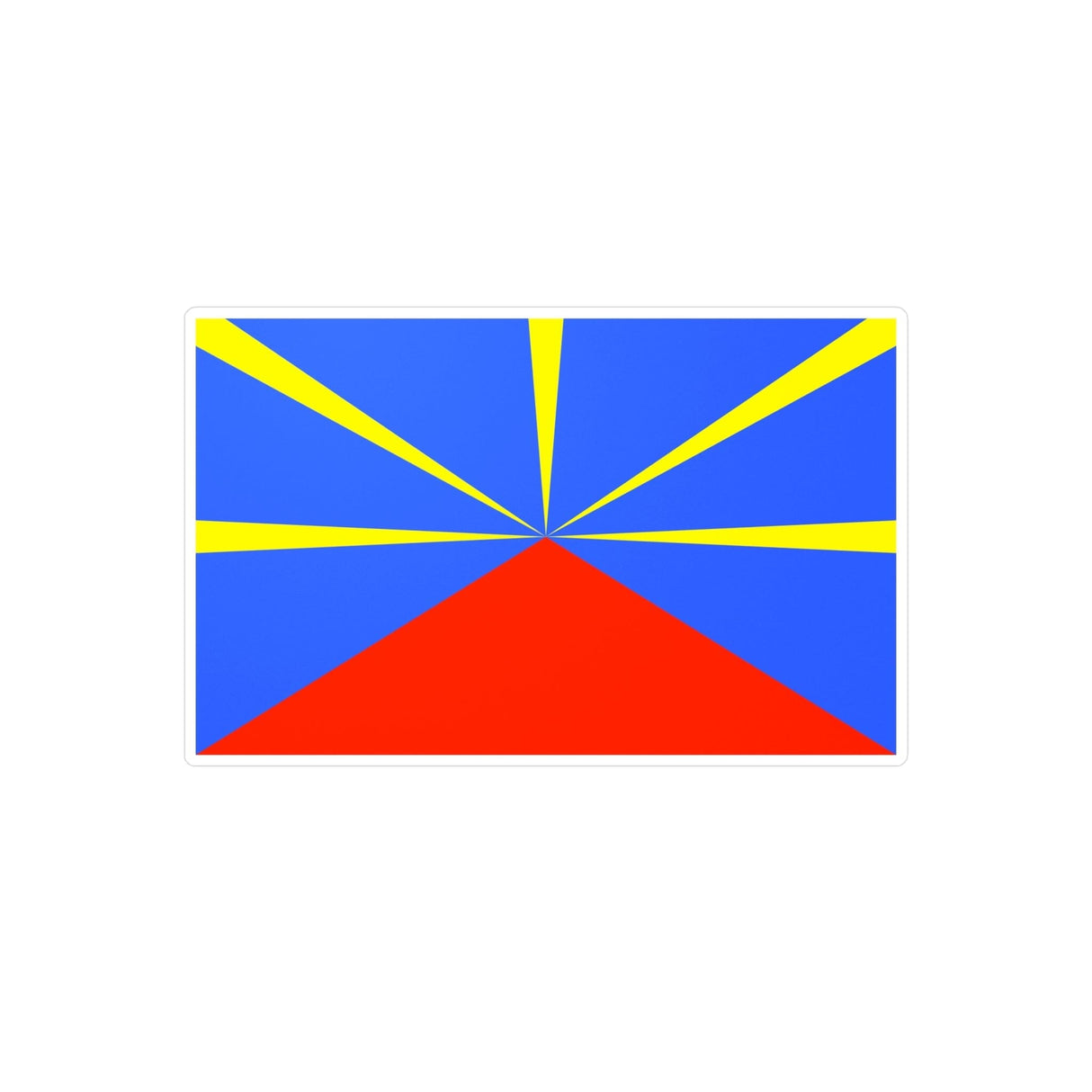 Reunion Island Flag Sticker in Multiple Sizes - Pixelforma
