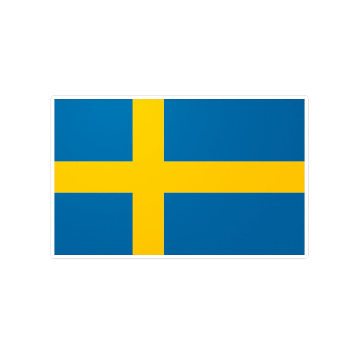 Sweden Flag Sticker in Multiple Sizes - Pixelforma
