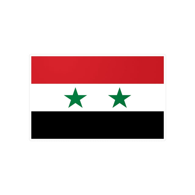 Syria Flag Sticker in Multiple Sizes - Pixelforma