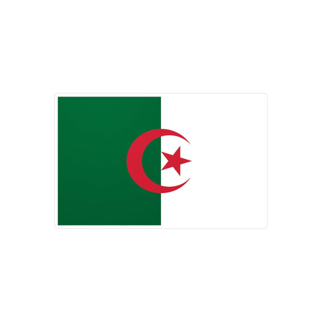 Algeria Flag Sticker in Multiple Sizes - Pixelforma