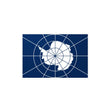 Antarctic Flag Sticker in Multiple Sizes - Pixelforma