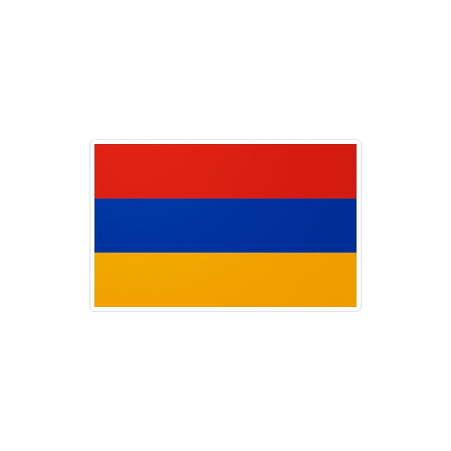 Flag of Armenia sticker in several sizes - Pixelforma
