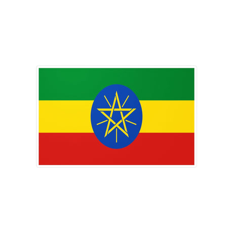 Ethiopia Flag Sticker in Multiple Sizes - Pixelforma