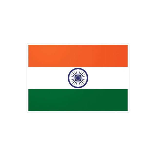 Autocollant Drapeau de l'Inde en plusieurs tailles - Pixelforma 