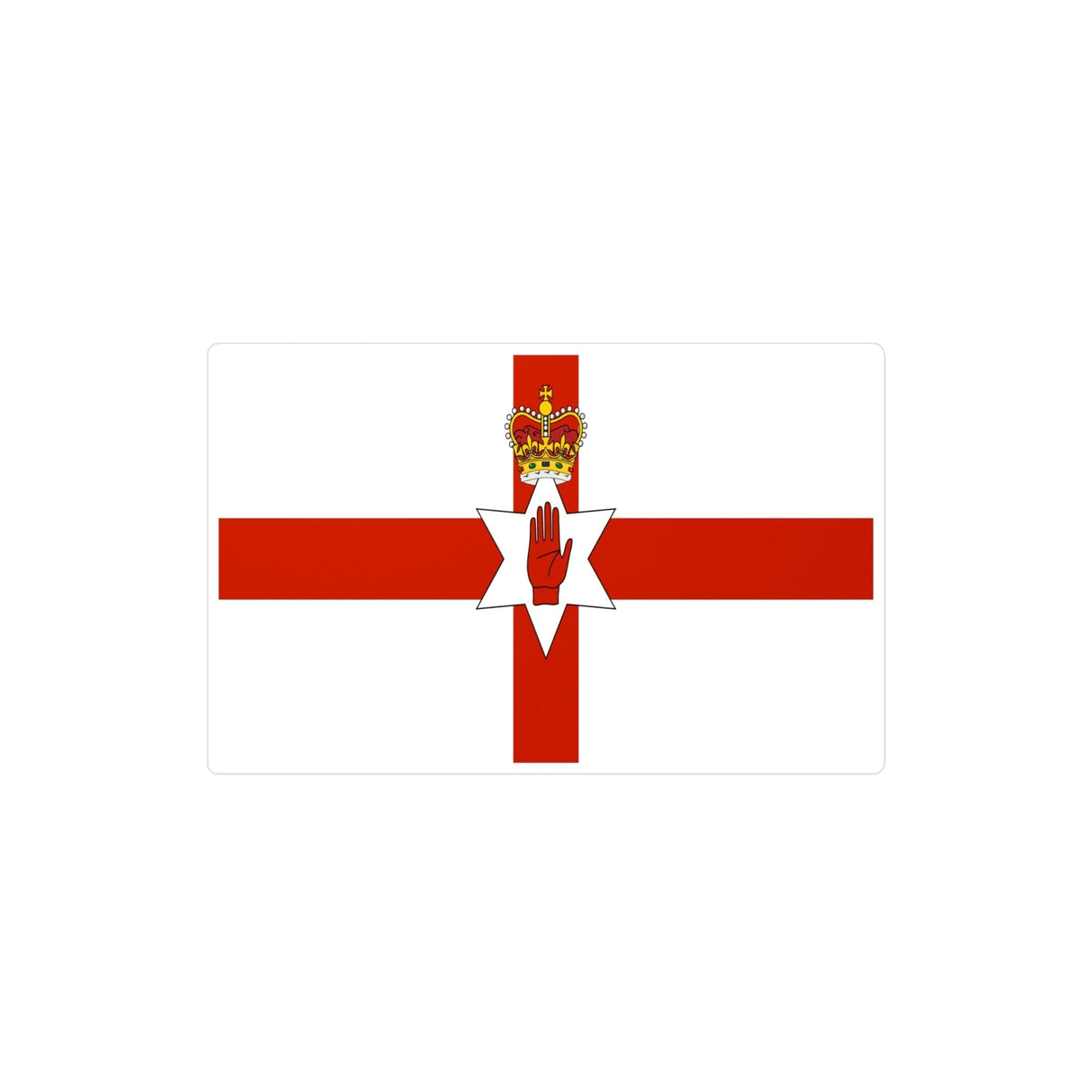 Northern Ireland Flag Sticker in Multiple Sizes - Pixelforma