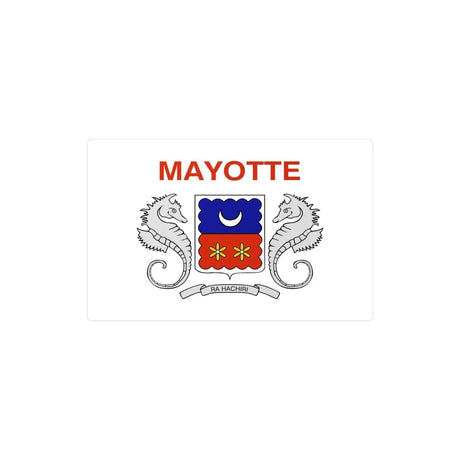 Autocollant Drapeau de Mayotte en plusieurs tailles - Pixelforma 