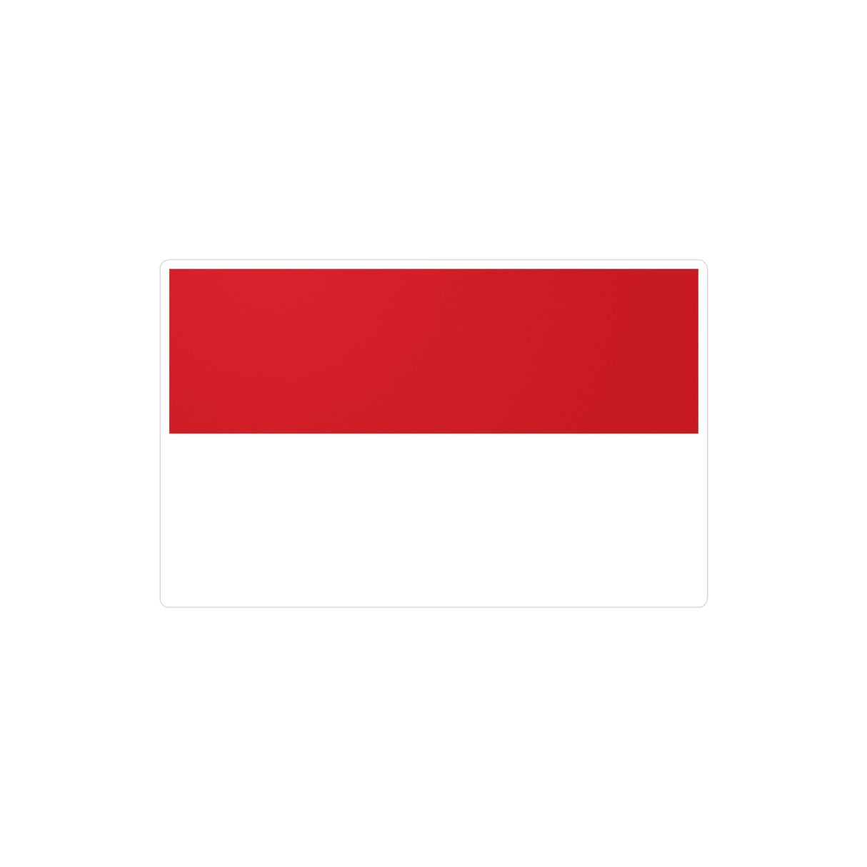 Monaco Flag Sticker in Multiple Sizes - Pixelforma