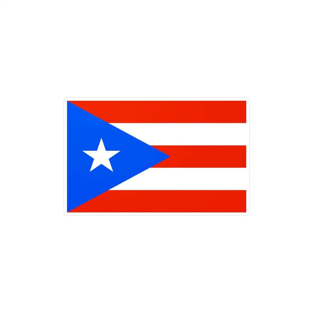 Autocollant Drapeau de Porto Rico en plusieurs tailles - Pixelforma 