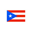 Puerto Rico Flag Sticker in Multiple Sizes - Pixelforma