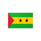 Autocollant Drapeau de Sao Tomé-et-Principe en plusieurs tailles - Pixelforma