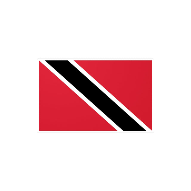 Trinidad and Tobago Flag Sticker in Multiple Sizes - Pixelforma