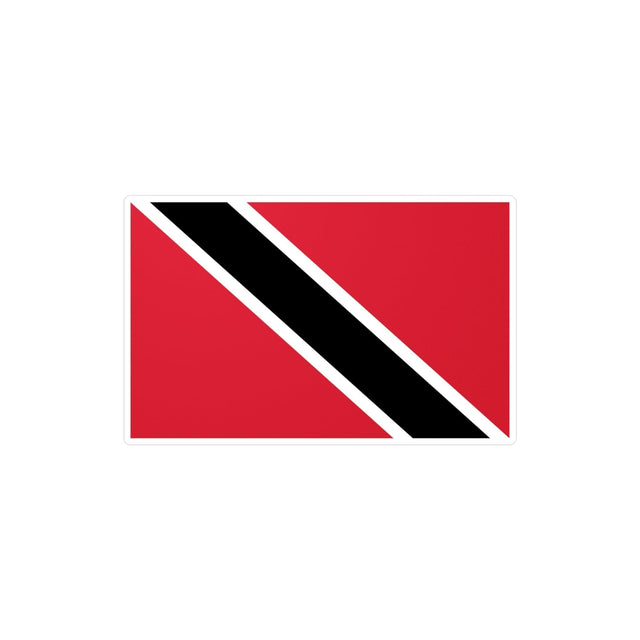 Autocollant Drapeau de Trinité-et-Tobago en plusieurs tailles - Pixelforma