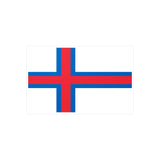 Faroe Islands Flag Sticker in Multiple Sizes - Pixelforma